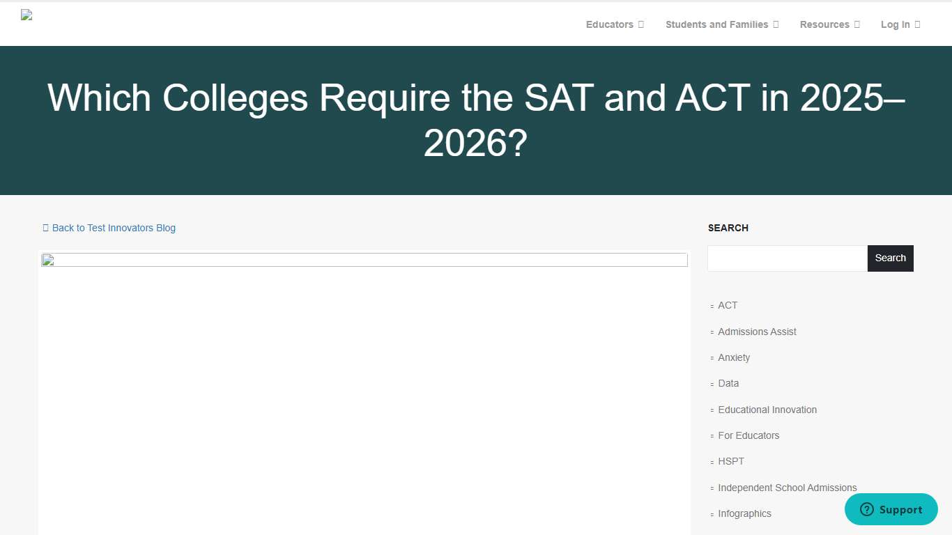 Which Colleges Require the SAT and ACT in 2025–2026? - Test Innovators